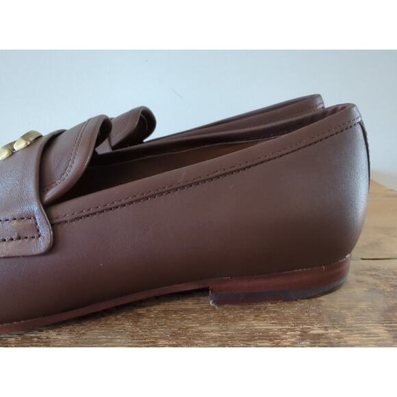 Coach Sculpt C Leather Loafers Mens 9.5D Brown EUC - Picture 3 of 10